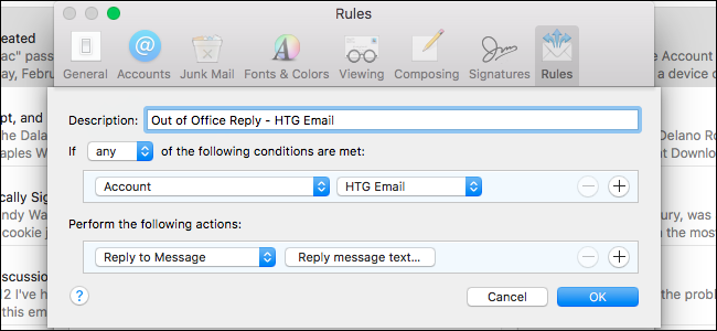 sign out of office on mac
